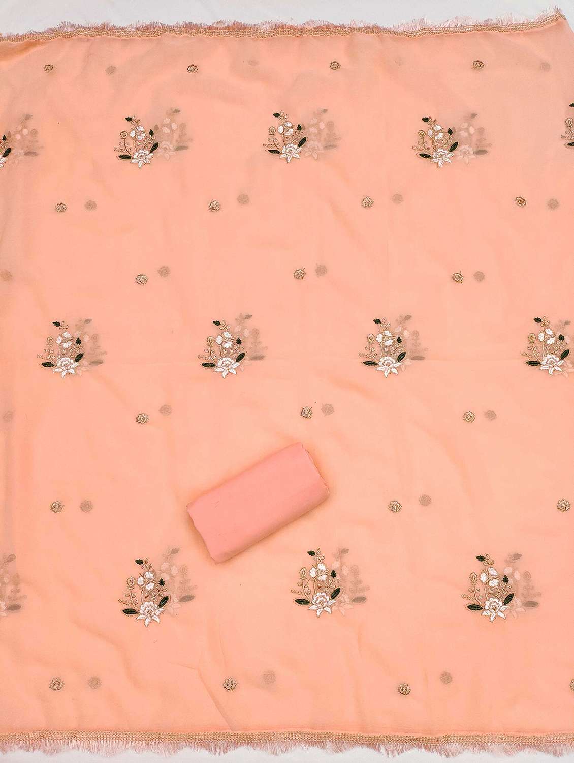 women floral embroidered unstitched suit set - 21983397 -  Standard Image - 3