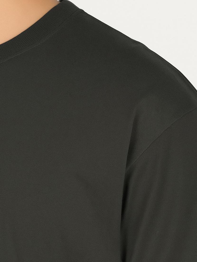 men solid short sleeve oversized t-shirt - 21983433 - Standard Image - 3