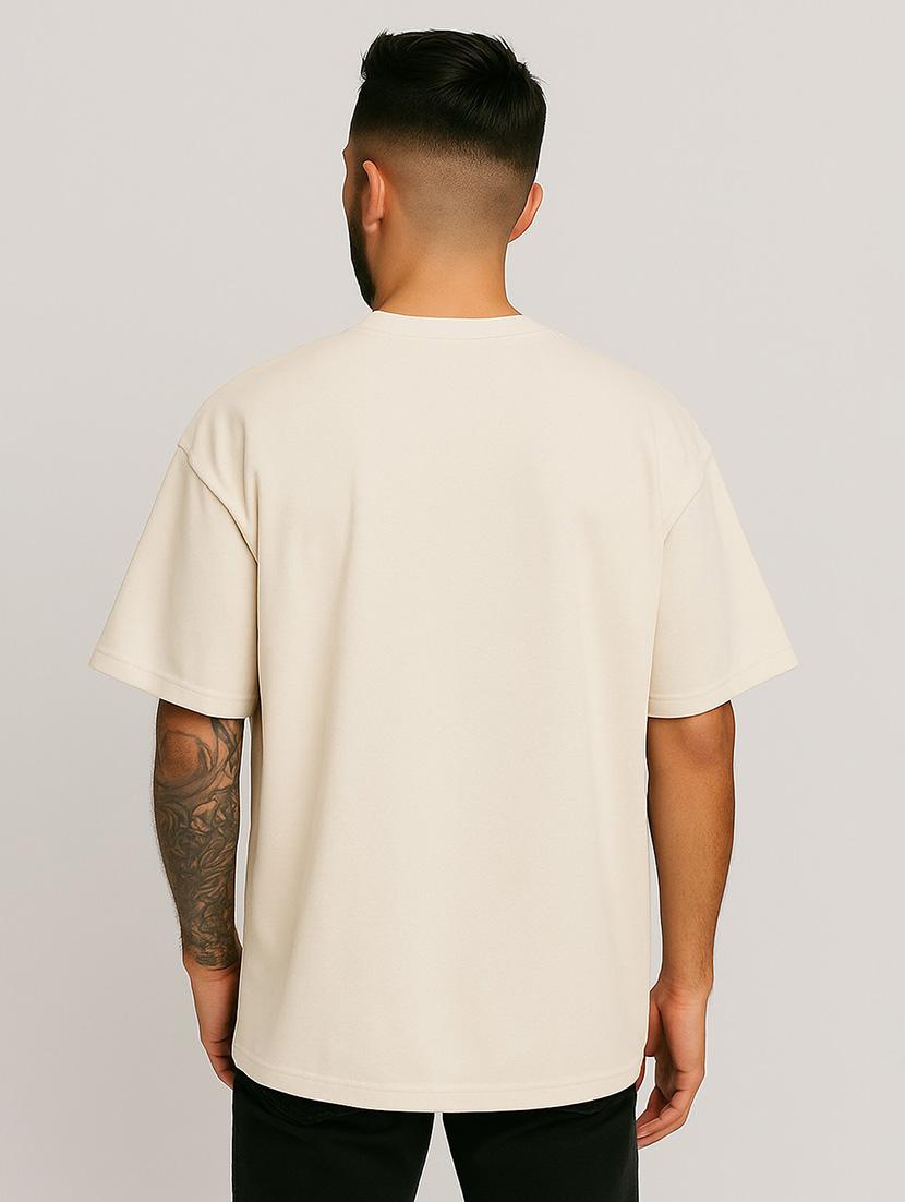 men solid short sleeve oversized t-shirt - 21983434 - Standard Image - 3