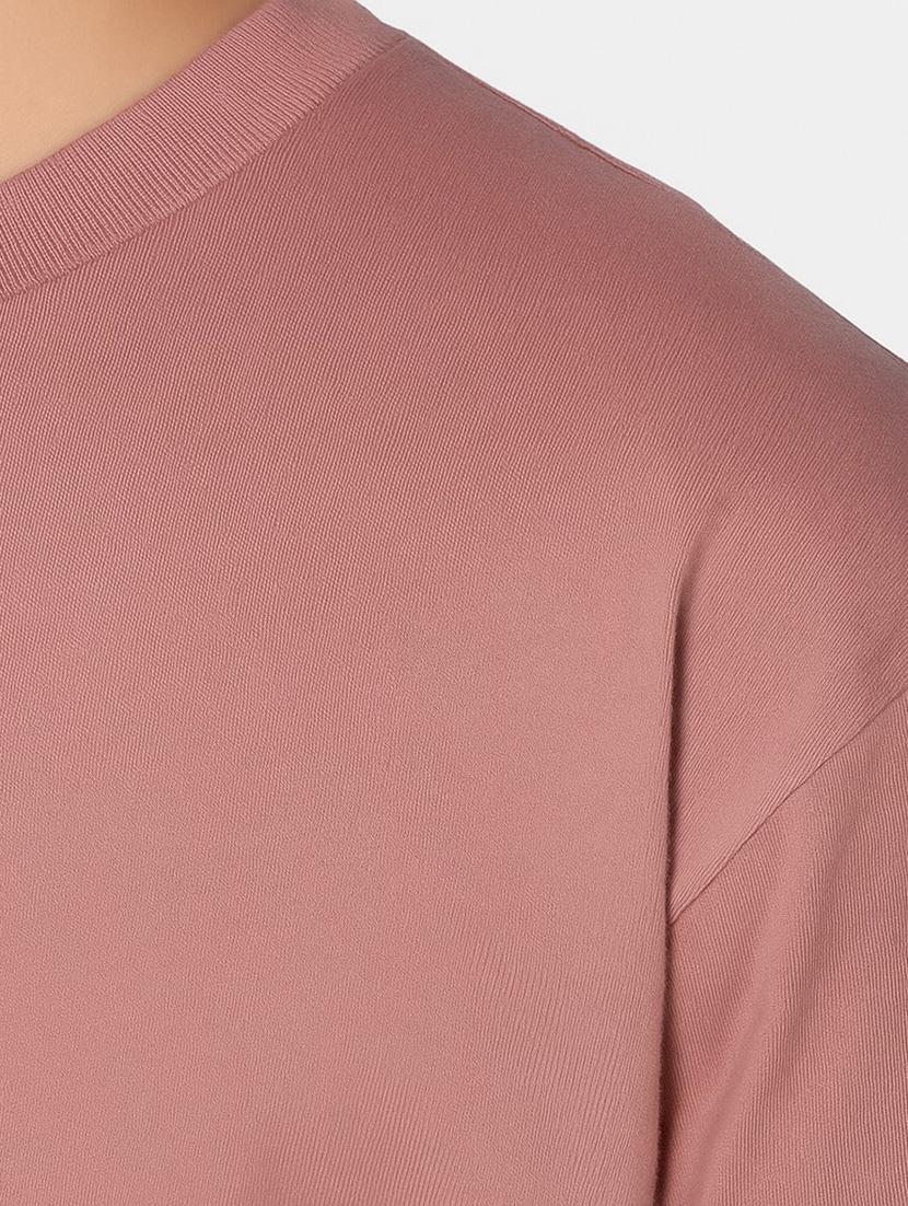 men solid short sleeve oversized t-shirt - 21983435 - Standard Image - 3