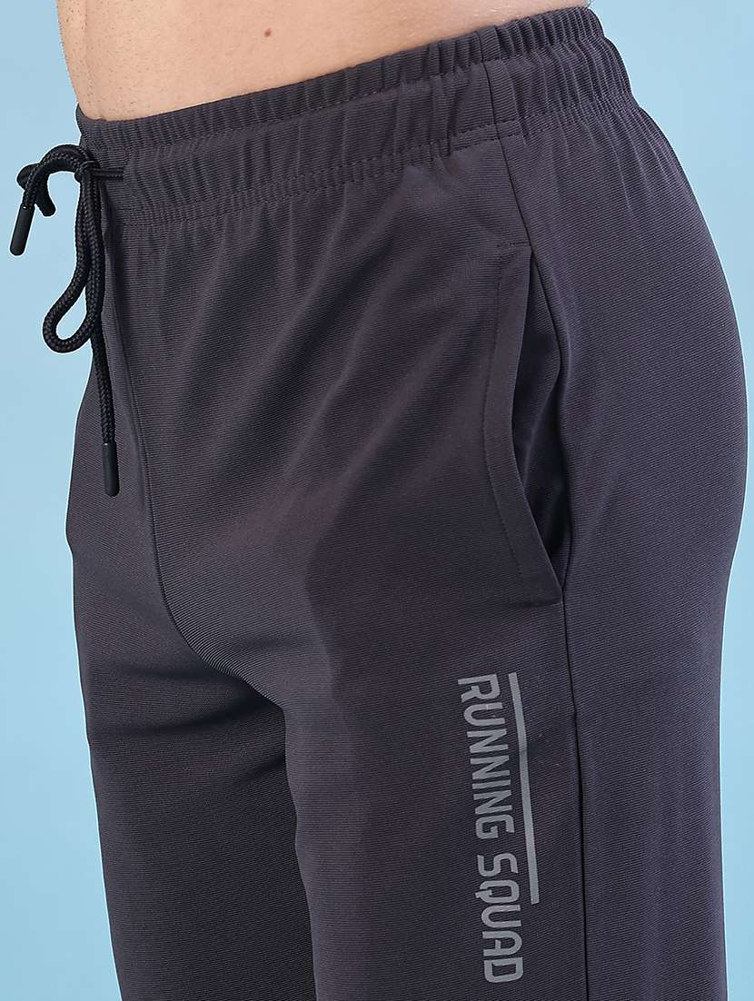 men solid mid rise ankle length track pant - 21983517 -  Standard Image - 5