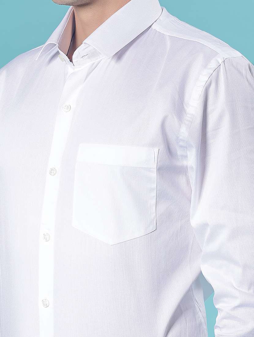 men solid collared long sleeve shirt - 21983522 -  Standard Image - 5