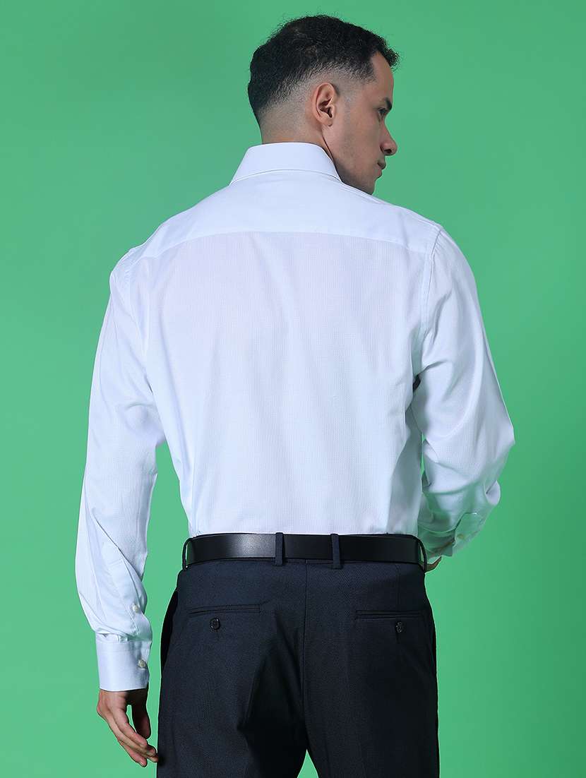 men solid collared long sleeve shirt - 21983523 -  Standard Image - 3