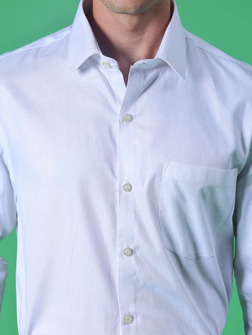 men solid collared long sleeve shirt - 21983524 -  Standard Image - 5