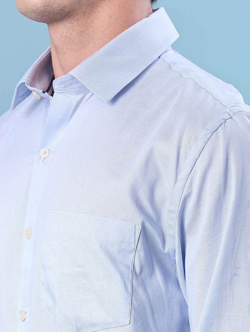 men solid collared long sleeve shirt - 21983525 -  Standard Image - 5