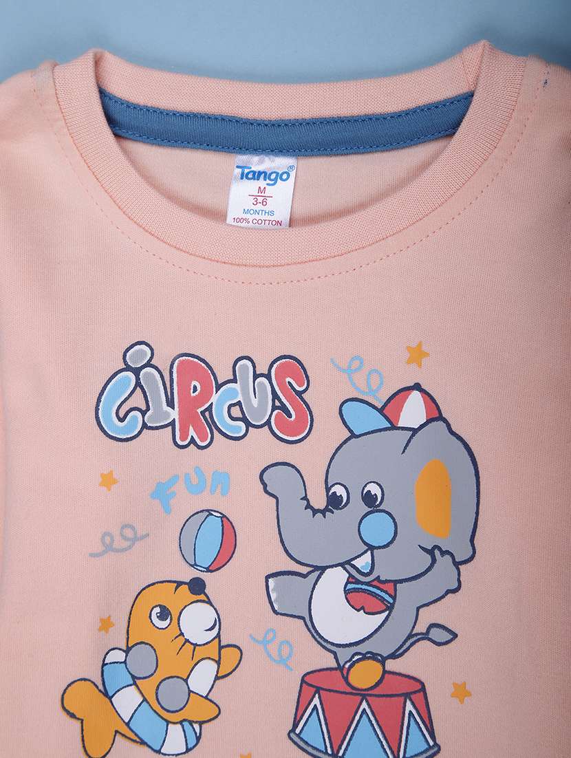 boys printed t-shirt & jogger casual wear set - 21983561 - Standard Image - 5