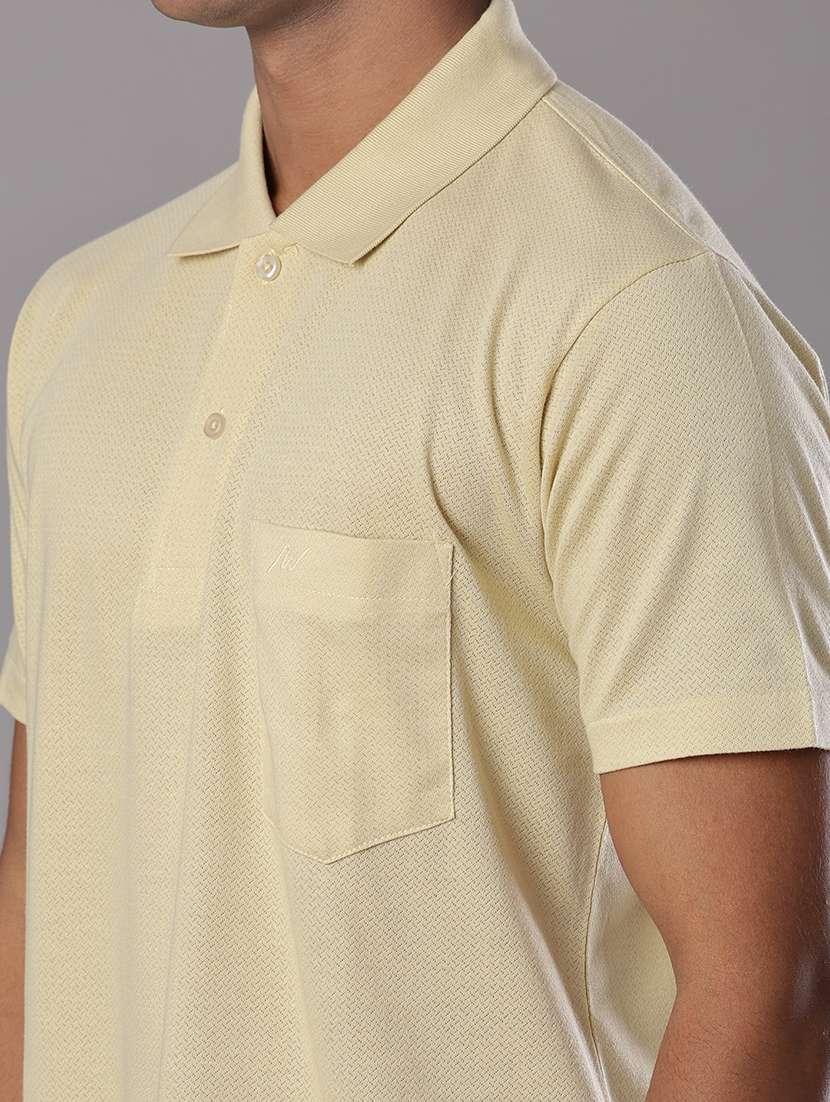 men self design short sleeve regular fit polo t-shirt - 21983677 -  Standard Image - 3