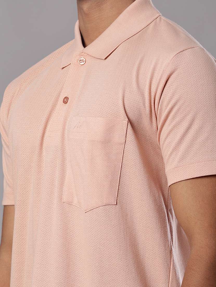 men self design short sleeve regular fit polo t-shirt - 21983681 -  Standard Image - 3