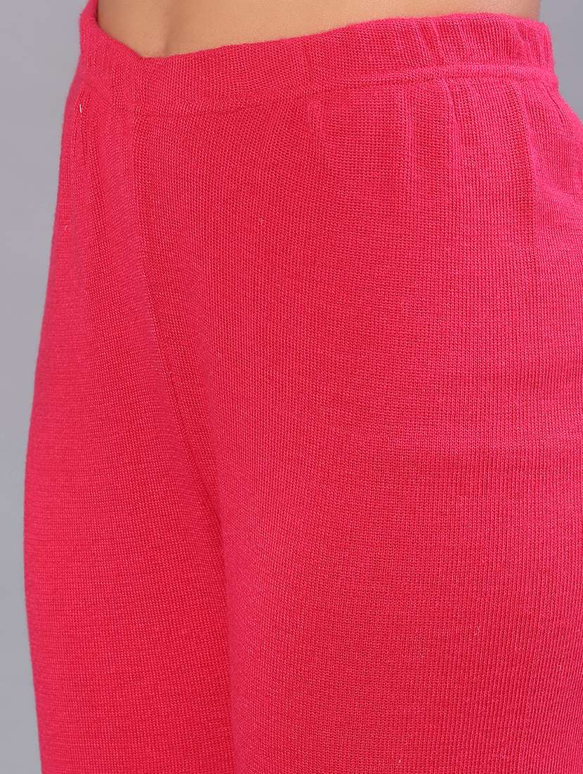 women solid mid rise palazzo - 21983716 -  Standard Image - 5