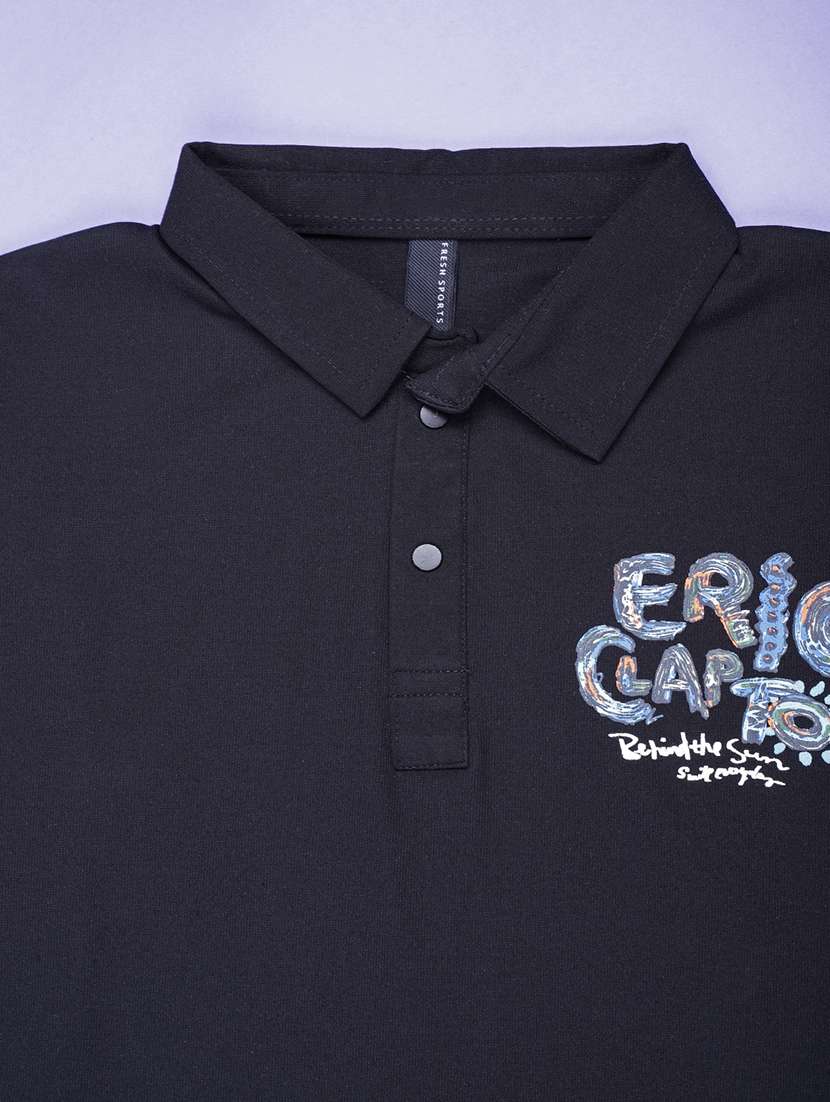 boys printed short sleeve polo t-shirt - 21983755 -  Standard Image - 3