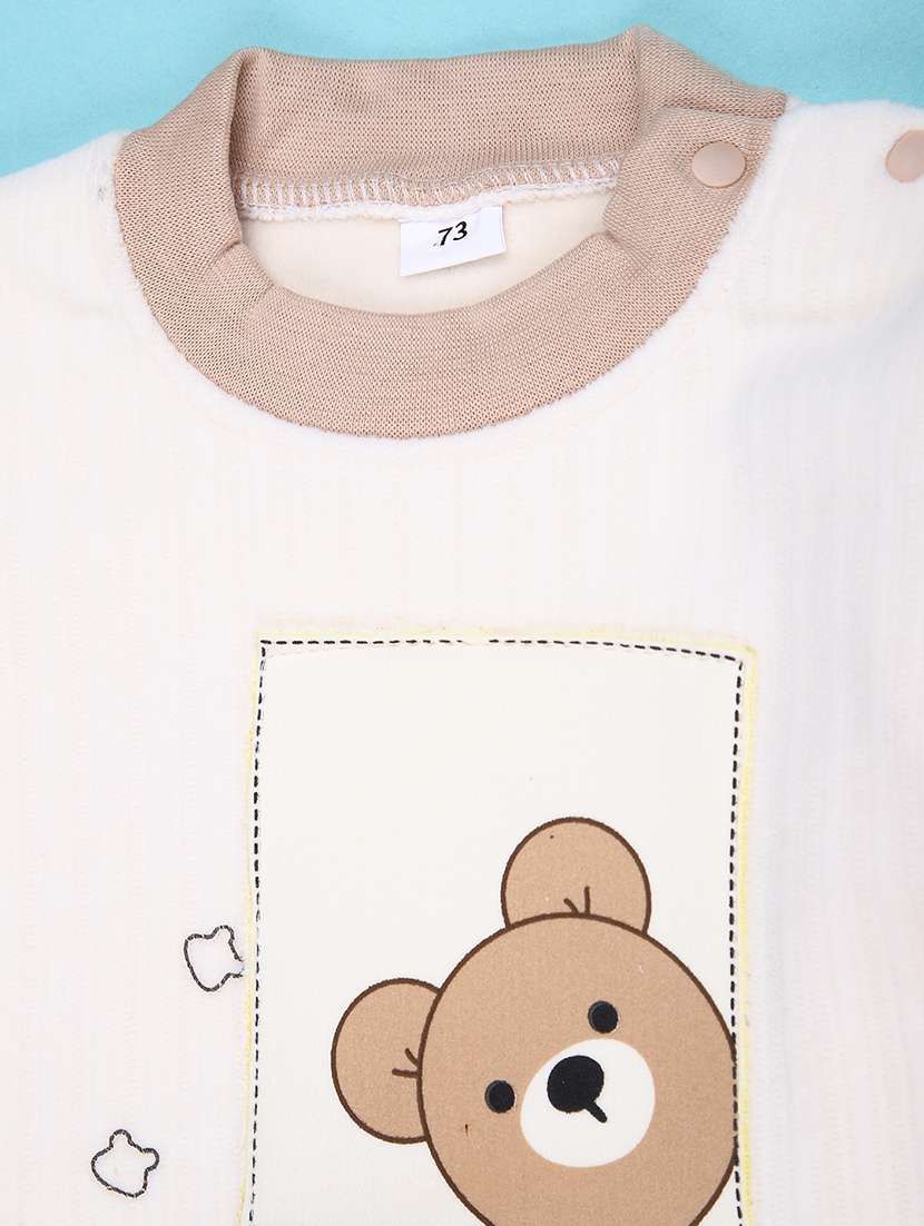 boys printed long sleeve winterwear full length  sets - 21983841 -  Standard Image - 3