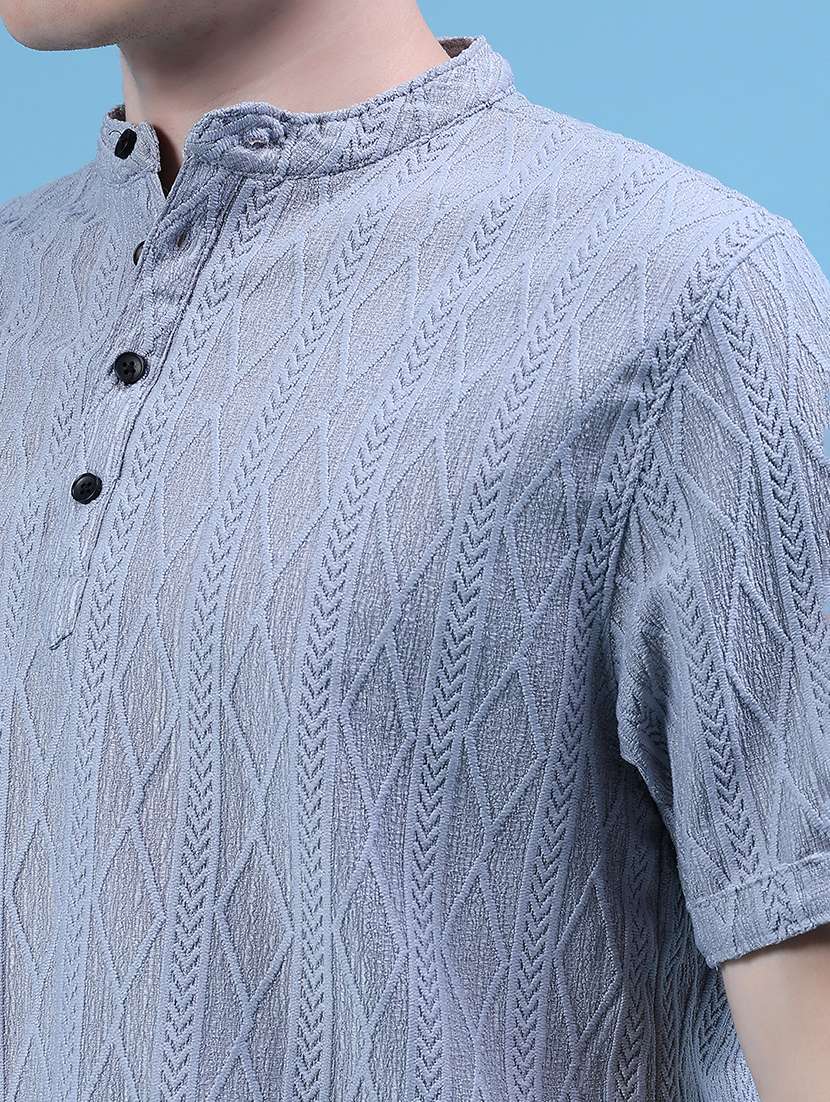 men self design short sleeve regular fit t-shirt - 21983921 -  Standard Image - 3