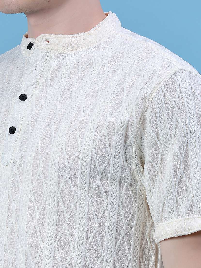 men self design short sleeve regular fit t-shirt - 21983922 -  Standard Image - 3