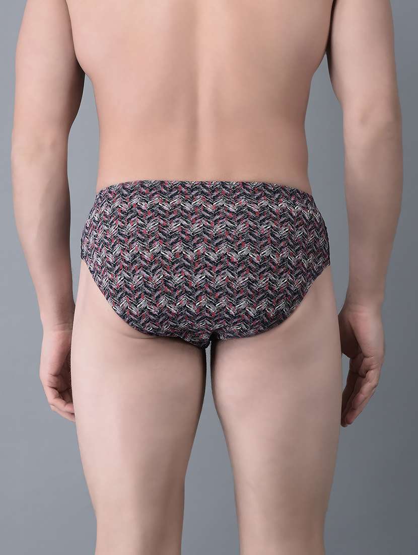 men pack of 2 printed multi colored briefs - 21983960 -  Standard Image - 3