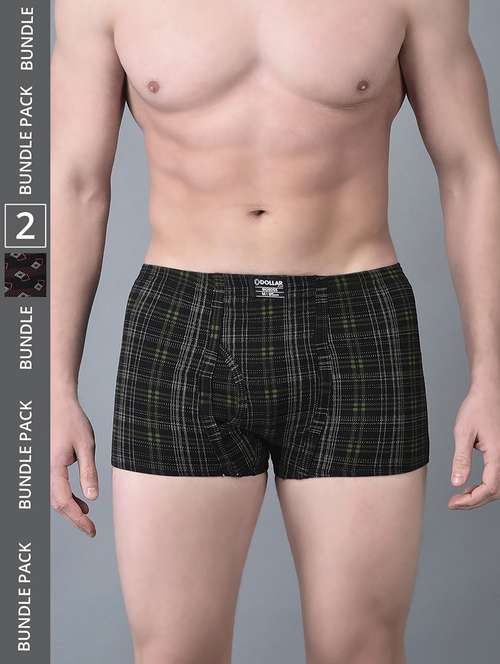 men pack of 2 printed trunk brief - 21984017 - Standard Image - 0