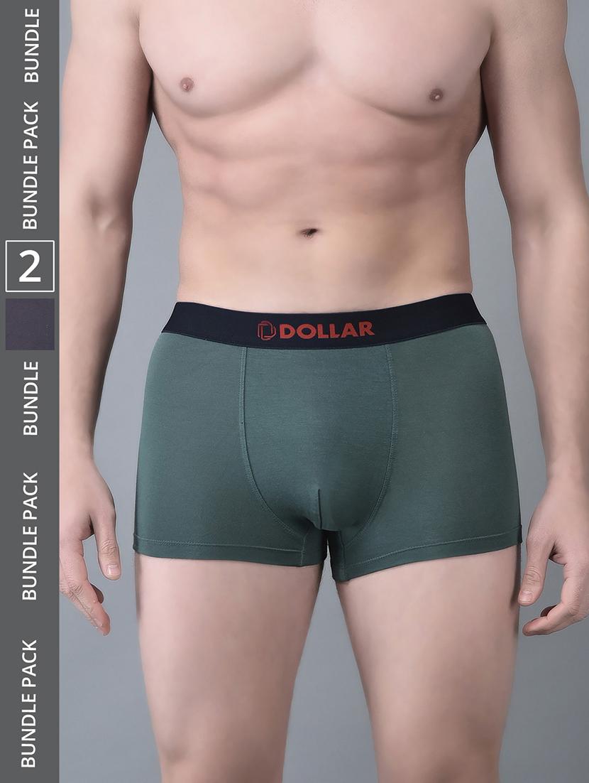 men pack of 2 solid trunk brief - 21984033 - Zoom Image - 0