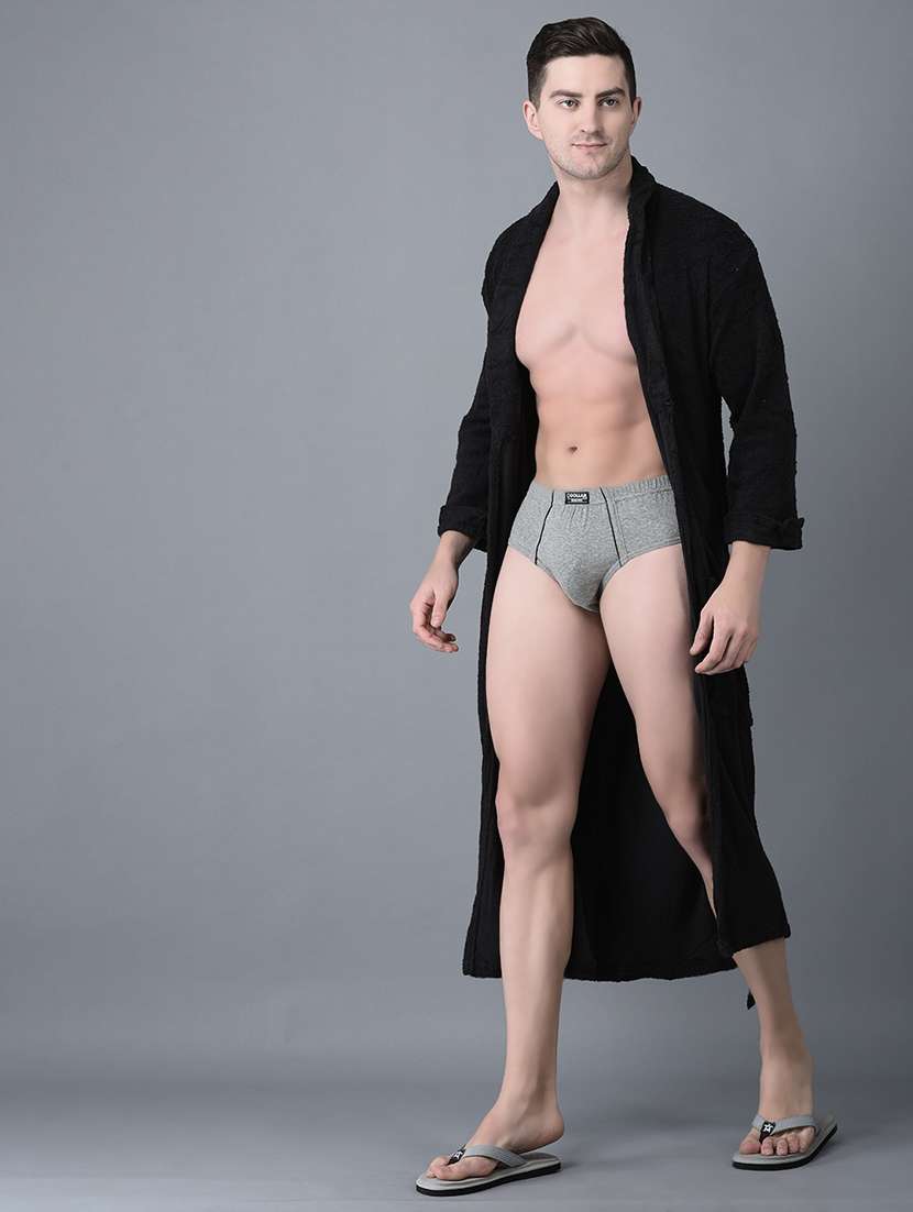 men pack of 5 solid hipster brief - 21984094 -  Standard Image - 3