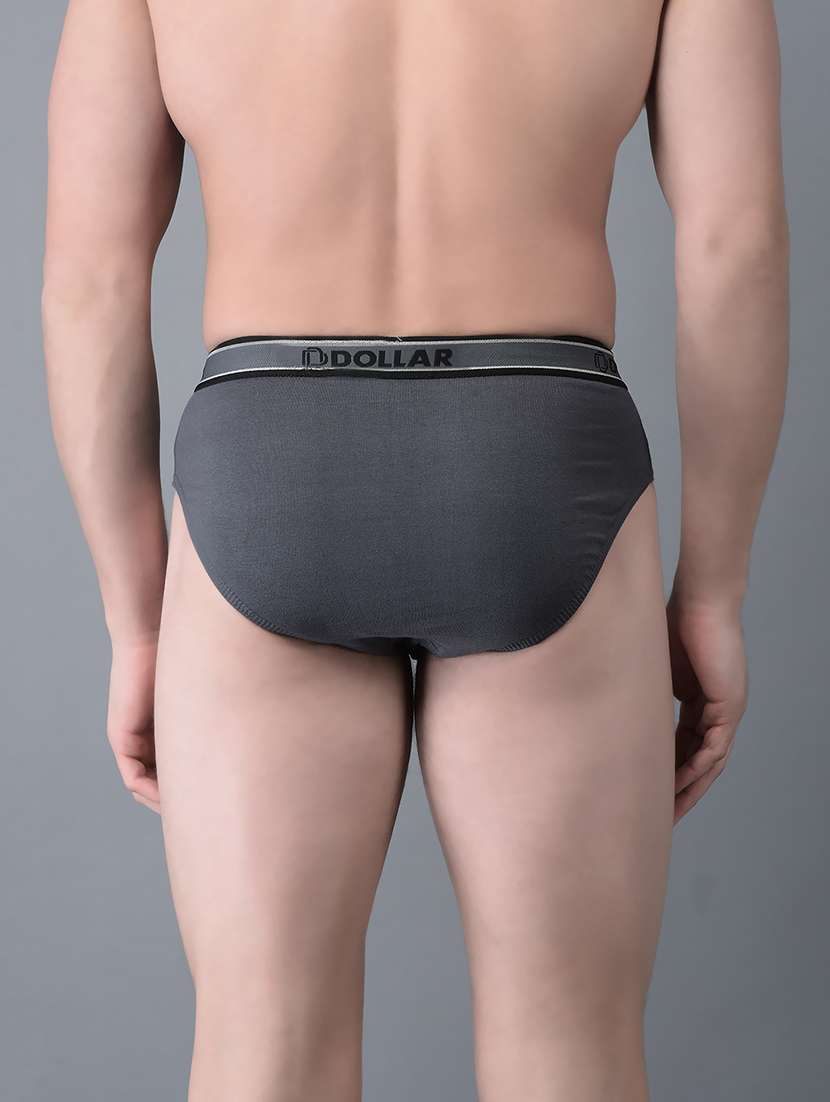 men pack of 7 solid hipster brief - 21984110 -  Standard Image - 3