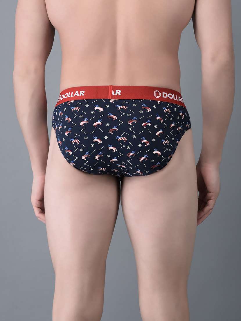 men pack of 3 printed multi colored briefs - 21984125 -  Standard Image - 3