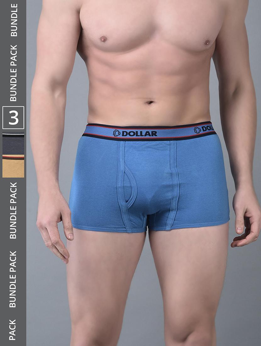 men pack of 3 solid trunk brief - 21984136 - Zoom Image - 0