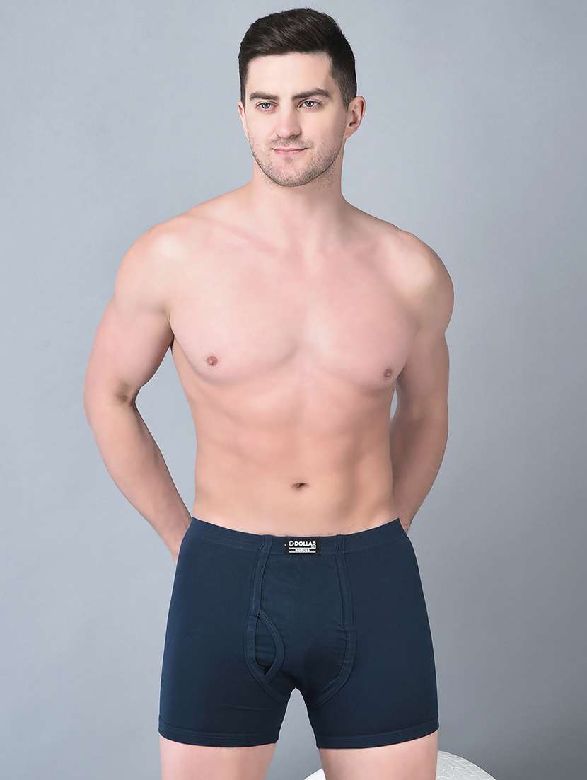 men pack of 3 solid trunk brief - 21984150 -  Standard Image - 3