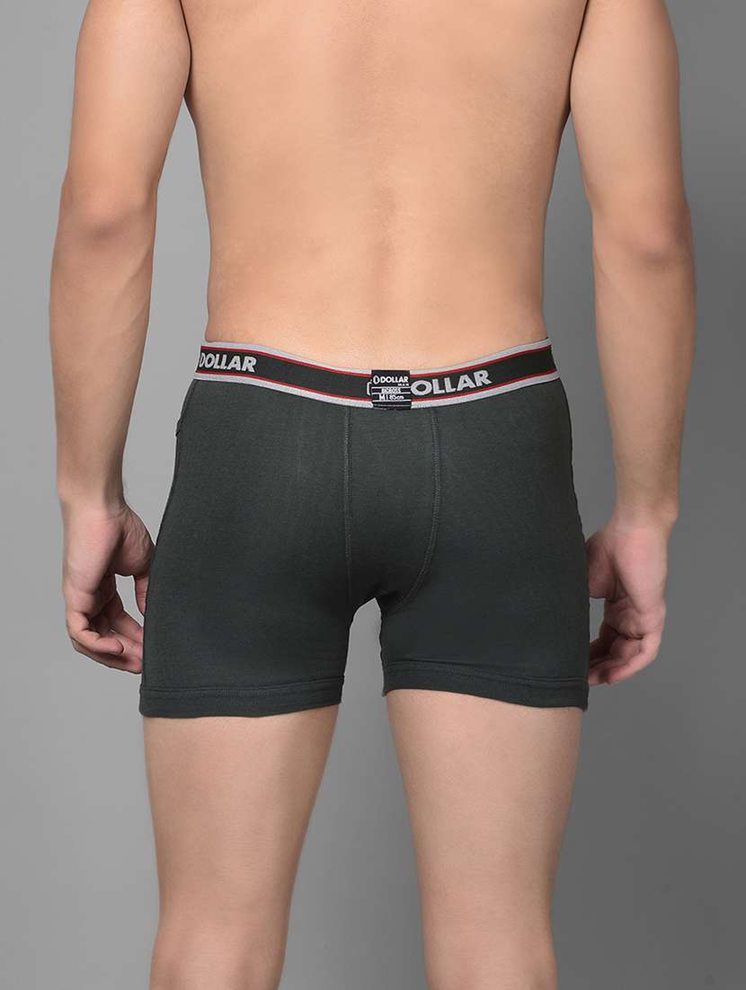 men pack of 5 solid trunk brief - 21984189 -  Standard Image - 3