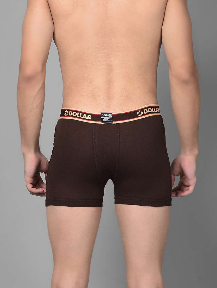 men pack of 5 solid trunk brief - 21984190 -  Standard Image - 3