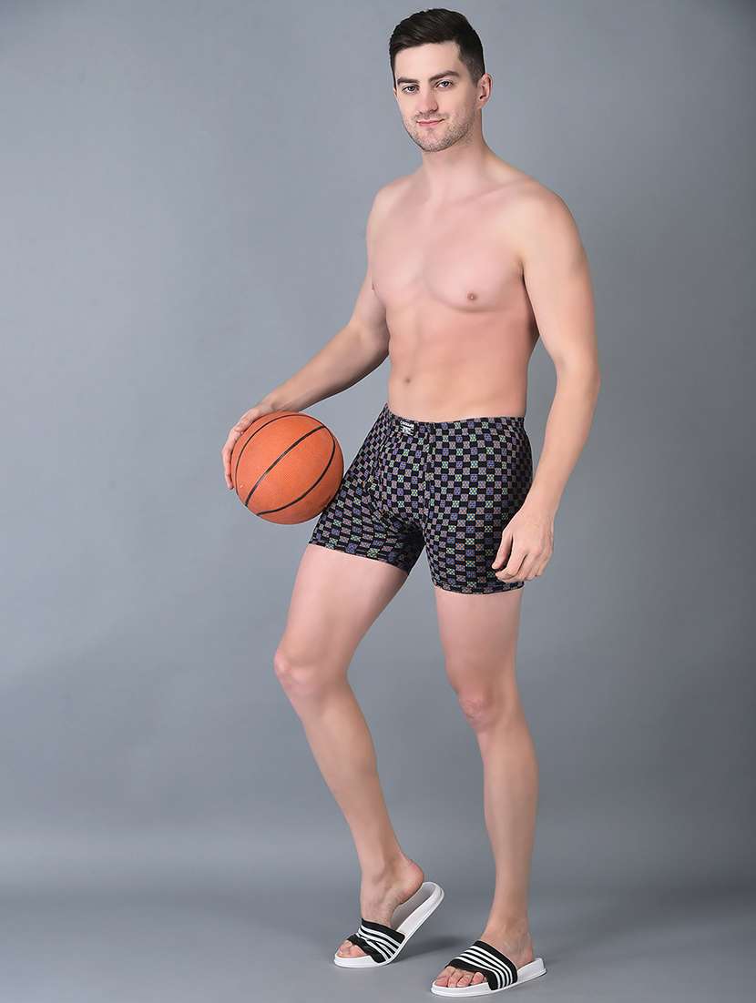 men pack of 5 printed trunk brief - 21984217 -  Standard Image - 3