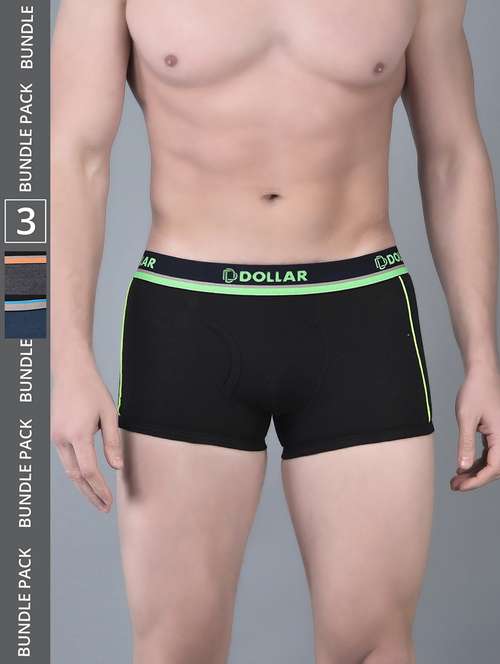 men pack of 3 solid multi colored trunks - 21984227 -  Standard Image - 0