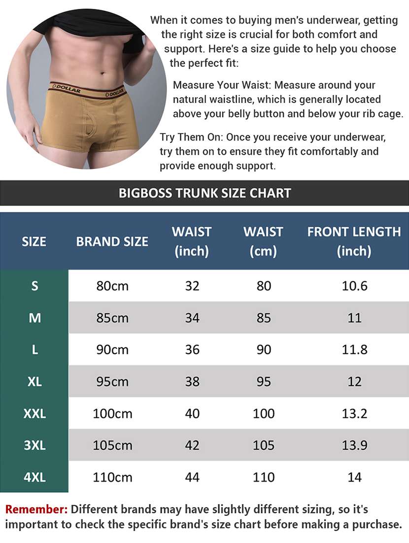 men pack of 3 printed trunk brief - 21984253 -  Standard Image - 5