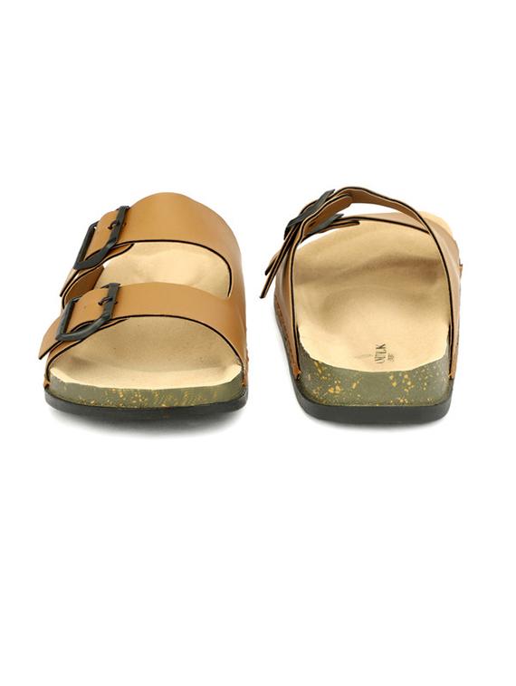 men solid slip on sandal - 21984429 - Standard Image - 5