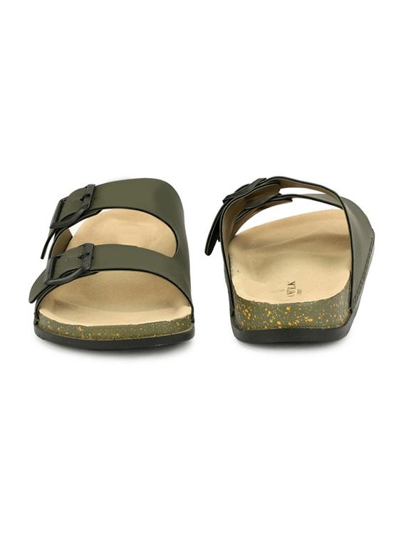 men solid slip on sandal - 21984430 - Standard Image - 3