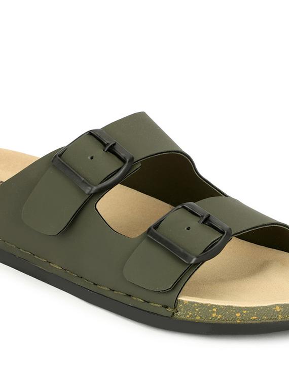 men solid slip on sandal - 21984430 - Standard Image - 5