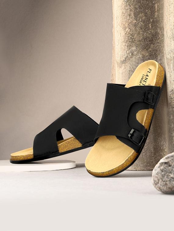 men solid slip on sandal - 21984441 -  Zoom Image - 0
