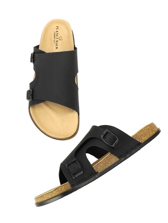 men solid slip on sandal - 21984441 - Standard Image - 5