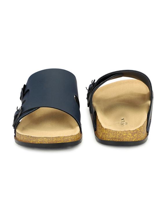men solid slip on sandal - 21984444 - Standard Image - 3