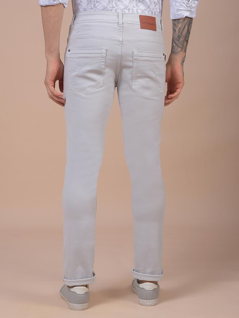 men solid mid rise slim fit jeans - 21984507 - Standard Image - 3