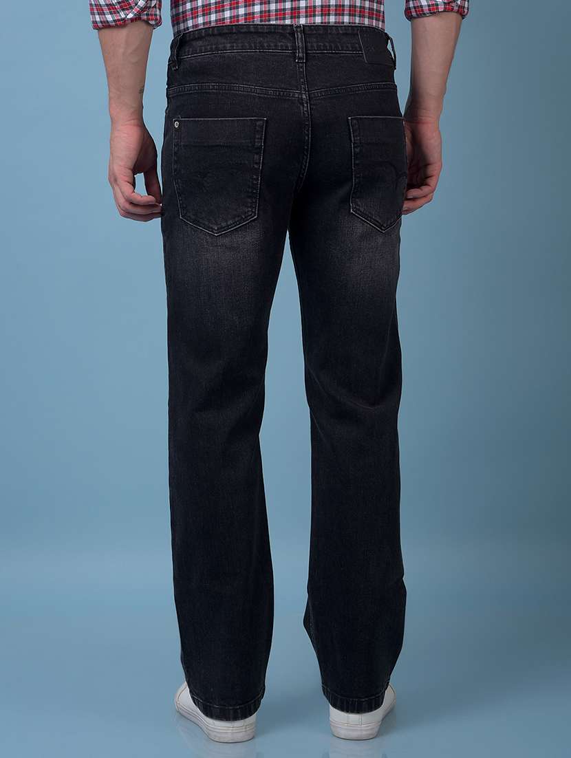 men solid mid rise baggy jeans - 21984510 -  Standard Image - 3