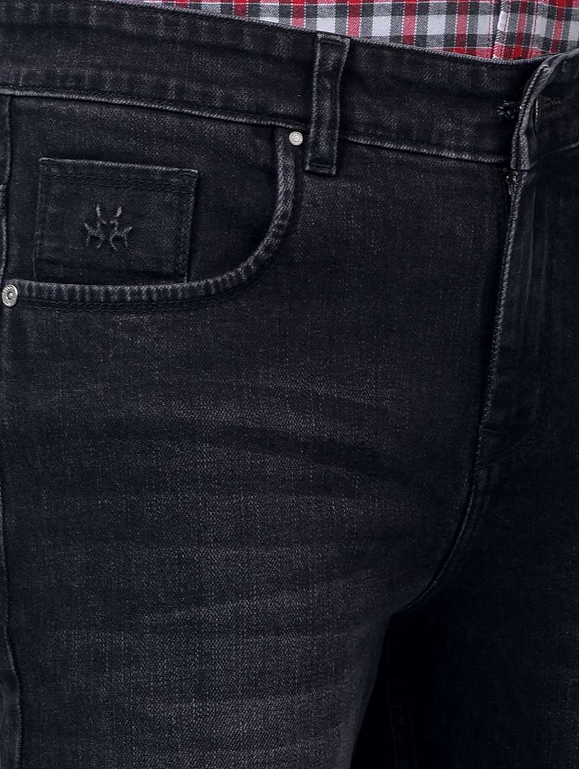 men solid mid rise baggy jeans - 21984510 -  Standard Image - 5