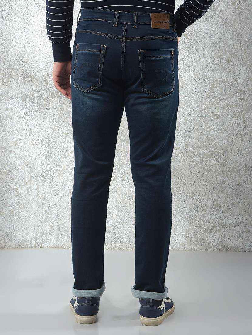 men solid mid rise skinny fit jeans - 21984513 -  Standard Image - 3