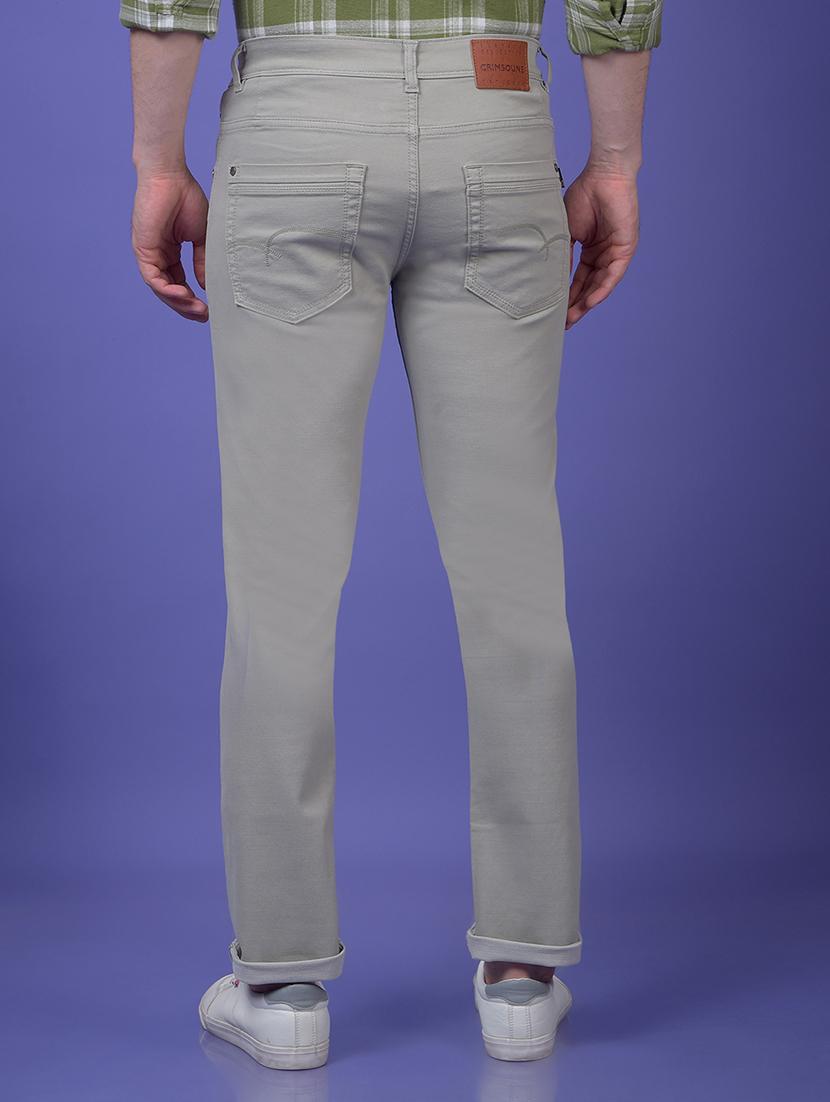 men solid mid rise slim fit jeans - 21984521 - Standard Image - 3