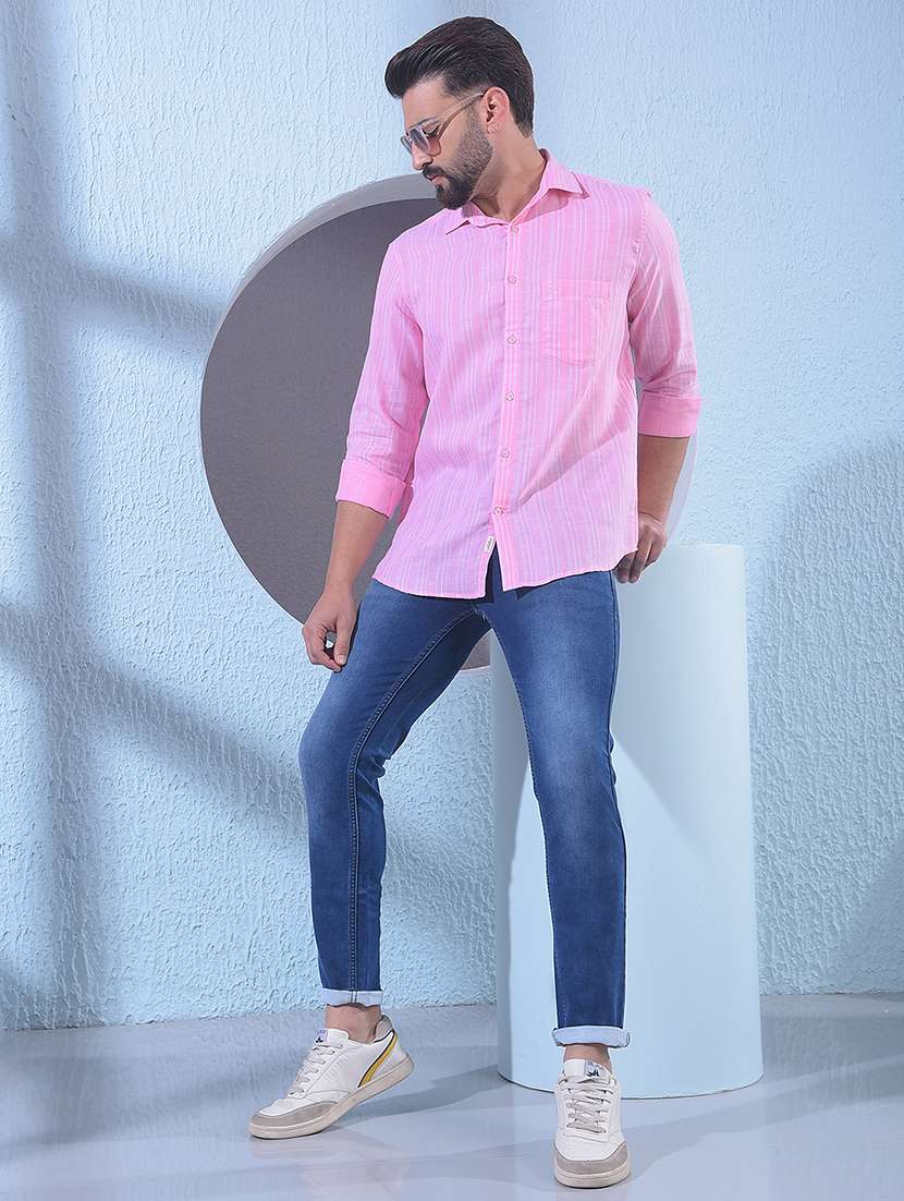 men solid mid rise slim fit jeans - 21984531 -  Standard Image - 5