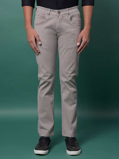 men solid mid rise slim fit jeans - 21984534 - Standard Image - 0