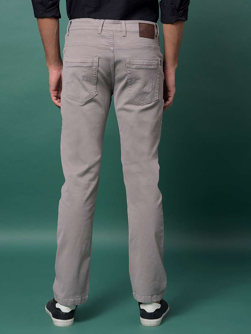 men solid mid rise slim fit jeans - 21984534 - Standard Image - 3