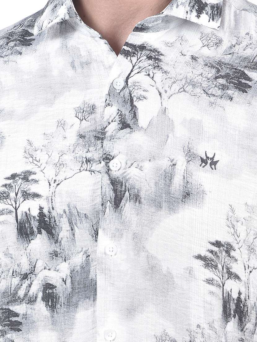 grey nylon casual shirt - 21984621 -  Standard Image - 5