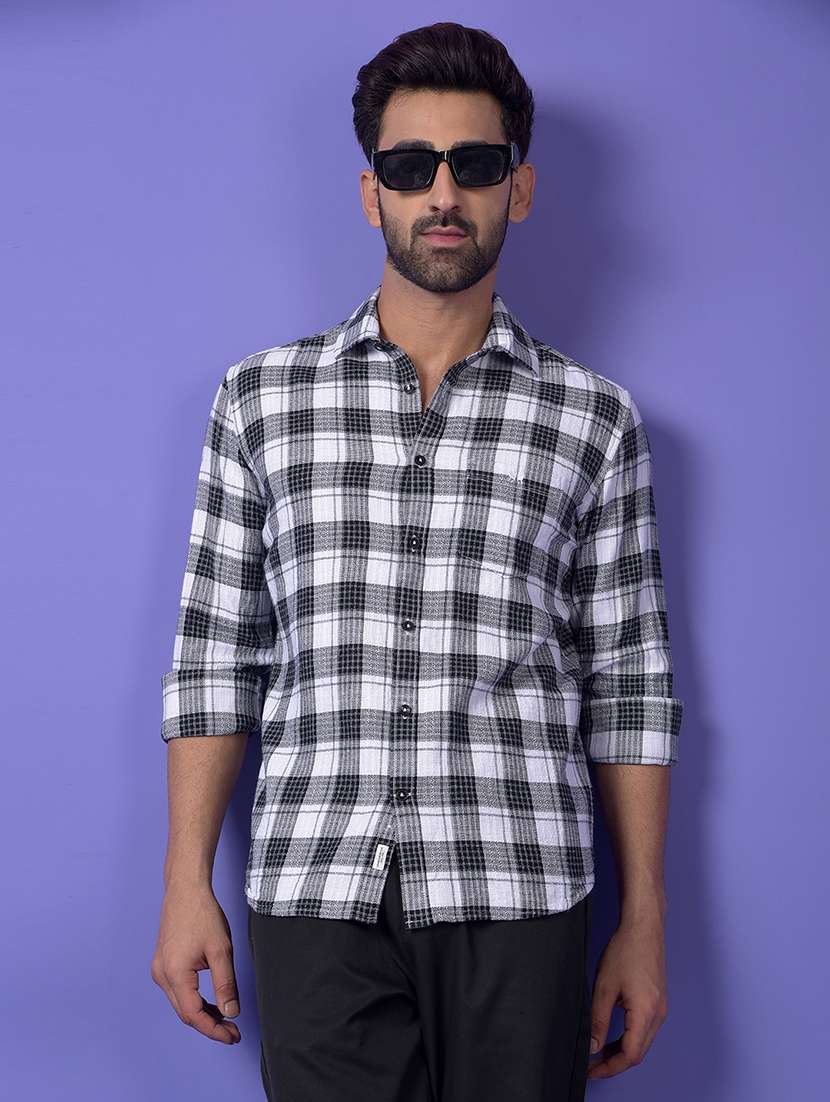 black cotton casual shirt