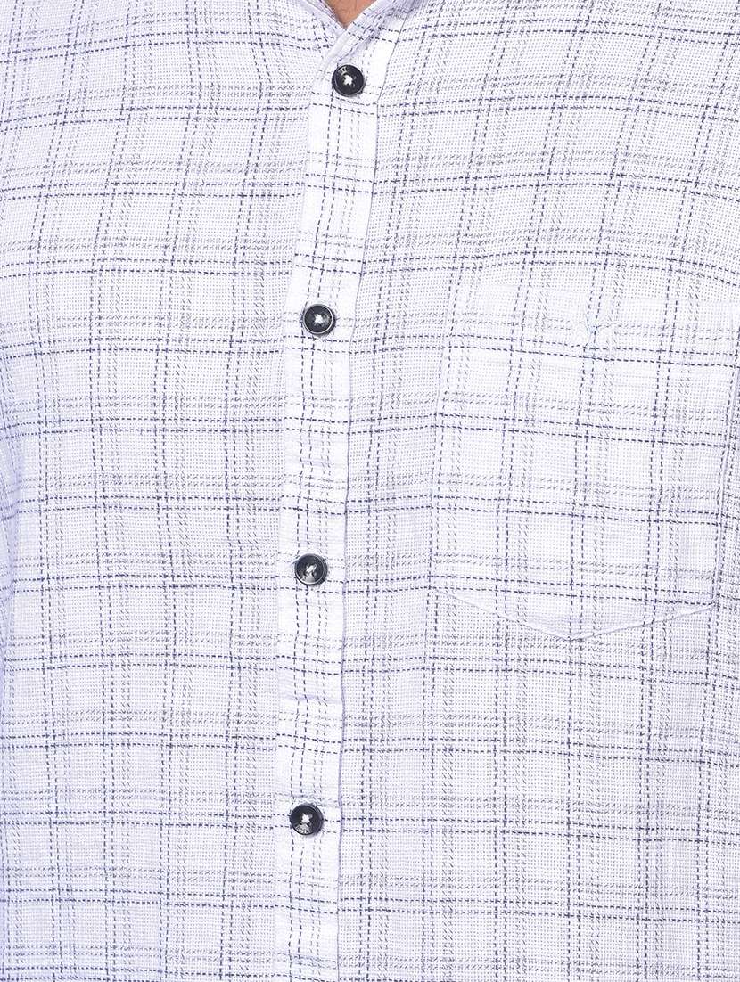 white cotton casual shirt - 21984665 - Standard Image - 5