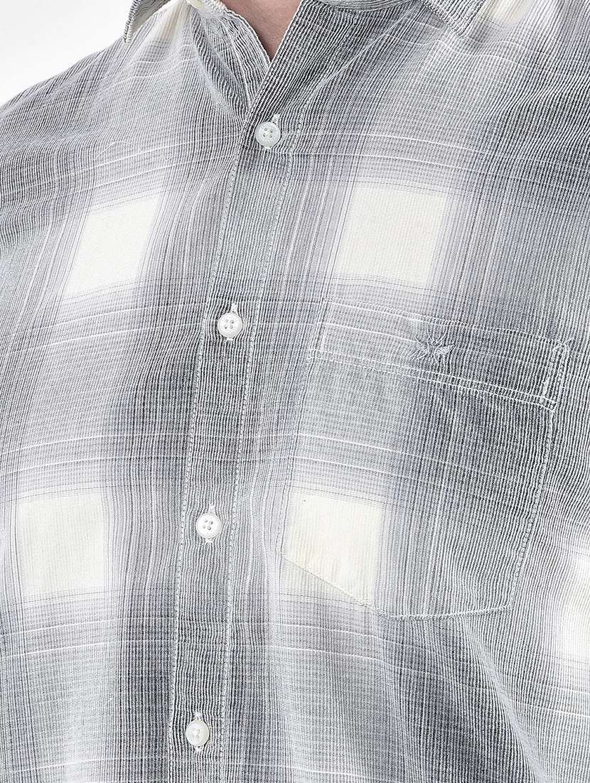men checkered long sleeve regular fit casual shirt - 21984709 -  Standard Image - 5