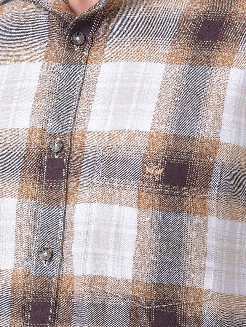 men checkered long sleeve regular fit casual shirt - 21984743 -  Standard Image - 5