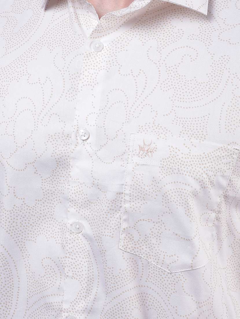 men printed long sleeve slim fit casual shirt - 21984814 -  Standard Image - 5